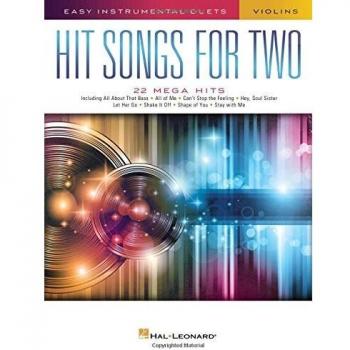 Hit Songs For Two Violins: Easy Instrumental Duets