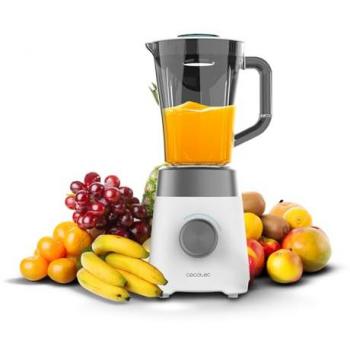 Batidora de Vaso Cecotec Power Black Titanium 1300W, 1.5L, 2 Velocidades, Cuchilla de Titanio Negro, Función Pulse y Picahielo