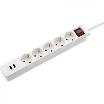 Regleta Enchufes 5 Tomas Hama Technics 00137350
