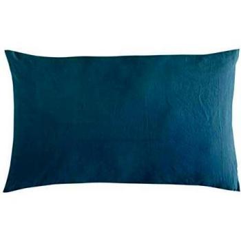 NATURALS Funda de Almohada de Lino Color Verde 50x75 cm