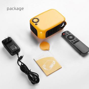 Mini Proyector VEIDADZ A2000, 320x240 píxeles, 800 lúmenes, LED portátil con altavoz incorporado para multimedia en el hogar