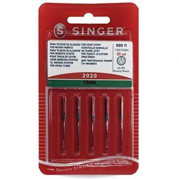 Singer Universal Agujas 2020 70/09, Metal, Plata, 7 x 0,03 x 4 cm, 5 Unidades de Medida