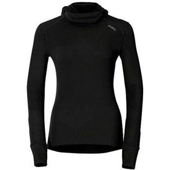 Odlo Warm - Camiseta para Mujer, tamaño XXL, Color Negro