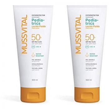 MUSSVITAL PACK SOLAR LOCION PEDIATRICA 50+ 2 x 300 ml