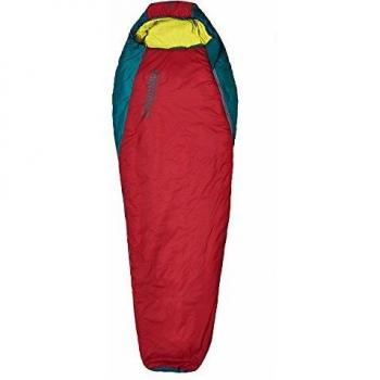 COLUMBUS Misti 180 R Momia Saco de Dormir, Unisex Adulto, Rojo/Verde Oscuro, Talla Única