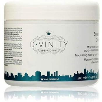 D.VINITY Sweet Curl – Mascarilla para Cabellos Rizados, Mascarilla Hidratante, Nutre y Repara, Rizos Definidos con Elastane, Colágeno y Keratina