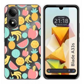 Funda de Silicona para Zte Blade A33s con Diseño de Frutas 02