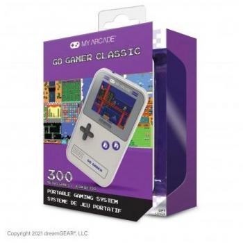 Consola Portátil Retro Go Gamer Classic 300 Juegos Blanca y Lila