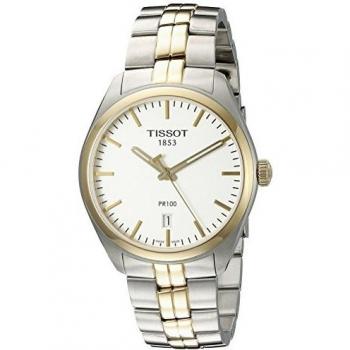 Tissot Mens Analogue Quartz Watch with Stainless Steel Strap T1014102203100