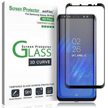 Protector de Pantalla Galaxy S8 Plus, amFilm Cobertura Total