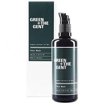 Green + The Gent Aloe Vera Face Wash - Natural Cleansing Gel for Men, 100 ml