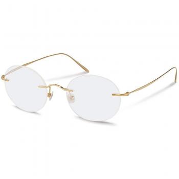 Rodenstock R7084 A Men's Eyeglasses Gold Size 50 - Blue Light Block Available (Frame Only)