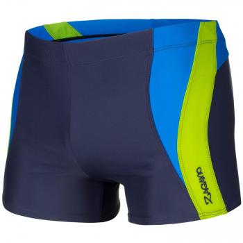 Bañador 2376 para hombre de la marca Zagano azul blau/grün Medium