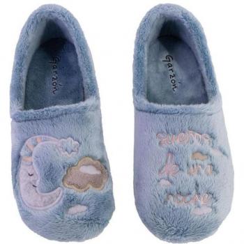 Zapatillas de casa de mujer GARZON 7606.275 azul turquesa