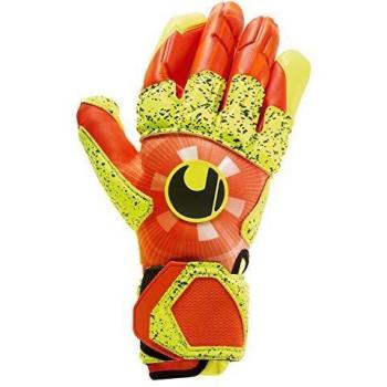 uhlsport Impulse Supergrip Reflex Guantes De Portero, Hombre, Dynamic Orange/Amarillo f, 7.5