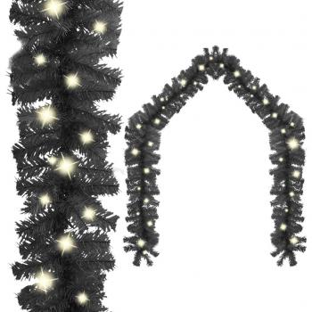 Guirnalda de Navidad con Luces LED Decoración Iluminadora 5 m en colores Azul, Dorado y Negro - vidaXL