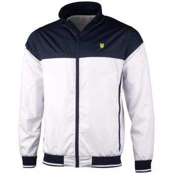 K-Swiss KS TAC Hypercourt Tracksuit Chaqueta de Tenis, Hombre, Azul Marino/Blanco, S