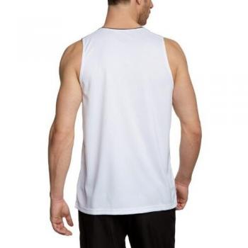 Spalding Attack Tank Top - Camiseta de baloncesto para hombre, color blanco/negro, talla XL
