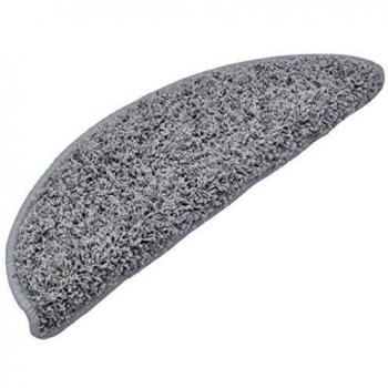 vidaXL 15x Alfombrillas de Escalera 65x25 cm Gris Bricolaje Hogar Casa Jardín Funda Moqueta Peldaño Escalones