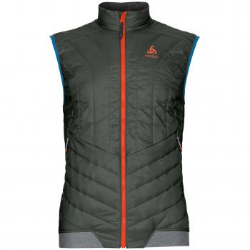 Odlo Cocoon S Zip In Chaleco, Hombre, Verde