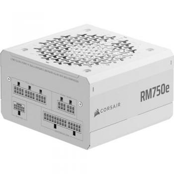 Fuente de Alimentación Corsair RM750e 750W ATX 3.1 - Modular Totalmente, Eficiencia Cybenetics Gold, Blanco