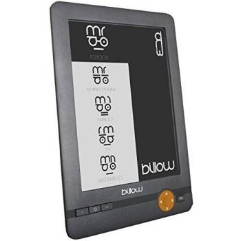 Billow Technology E03E - Libro electrónico, Gris Y Naranja