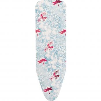 Brabantia - Funda para tabla de planchar A 110 x 30 cm, 2 mm de espuma, color Botanical
