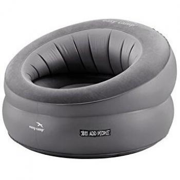 Easy Camp Asiento Individual Hinchable, Color Gris