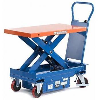 Carro elevador de plataforma eléctrico 1000 kg, altura ajustable 485 - 1000 mm