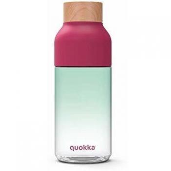 Quokka Ice - Nature 570 ML | Botella de Agua Reutilizable de Tritan - Libre de BPA | Amplia Apertura para Rellenar y con tapón antigoteo