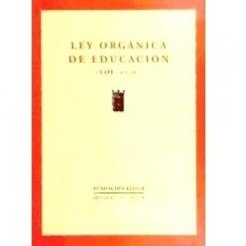 Ley organica de educacion