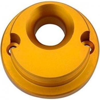 GOOFIT Filtro de Aire de Color Oro de Base de Aluminio para 2-Tiempos 47cc 49cc Pocket Bike Bicicleta