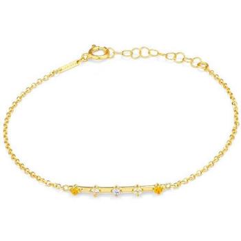 Radiant - Pulsera Fantasy de plata dorada