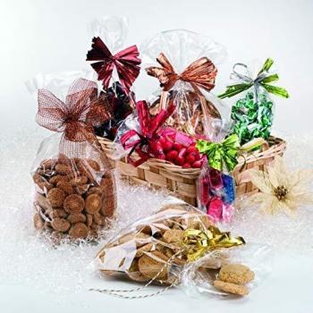 Bolsas Transparentes de Cellophane para Alimentos 35x50 cm - Paquete de 100 Piezas