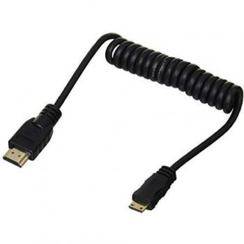 Atomos ATOMCAB008 HDMI to mini twisted HDMI cable 30 cm Black