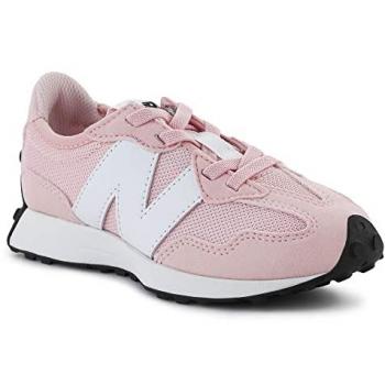 New Balance Kids 327 Bungee Lace Sneakers Pink Haze EU Size 30