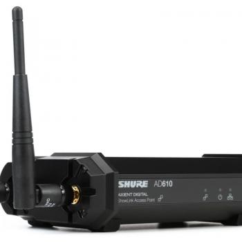 Shure AD610 ShowLink 2.4GHz Wireless Access Point without Power Supply