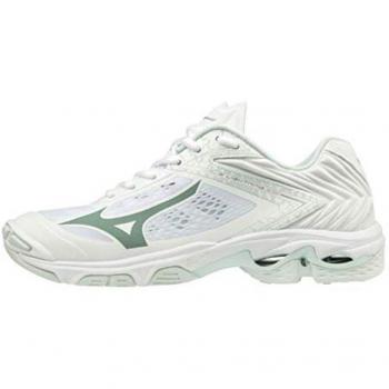 Mizuno - Zapatillas de Voleibol de Sintético para Mujer Blanco Size: 36.5 EU