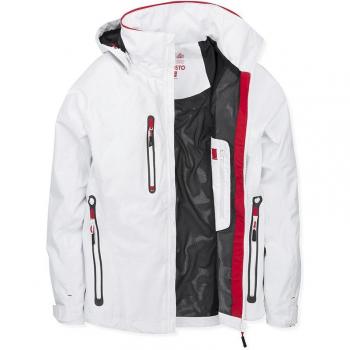 Musto Womens Sardinia BR1 Jacket 2017 - White/True Red 10