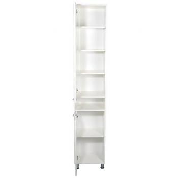 Columna de Almacenaje para Baño Zamora - Ancho 36,8 cm, Alto 192,5 cm, Estilo Escandinavo y Moderno