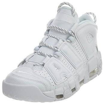Nike Air More Uptempo '96 Men's White High Top Basketball Sneakers Size 42