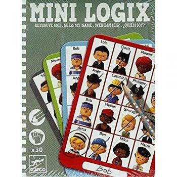 DJECO- Juegos de acción y reflejosJuegos de mesaDJECOMini-logix Quien es quien Jules, Multicolor