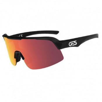 GES Omega Black Sport Sunglasses