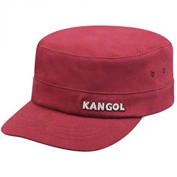Kangol Unisex Cotton Twill Army Cap - Dark Red - Size 2XL