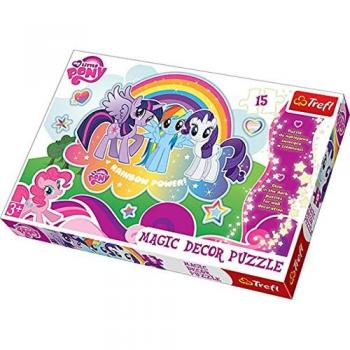 Puzle Magic Decor Kucyki Pony - 15 piezas