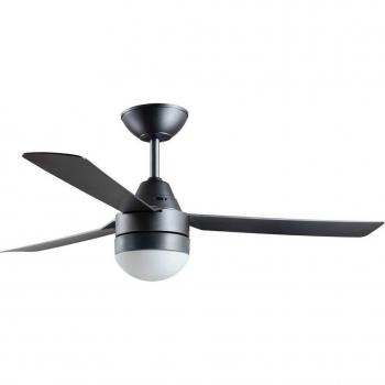 Ventilador de techo con luz Megara Titanio 122 cm silencioso