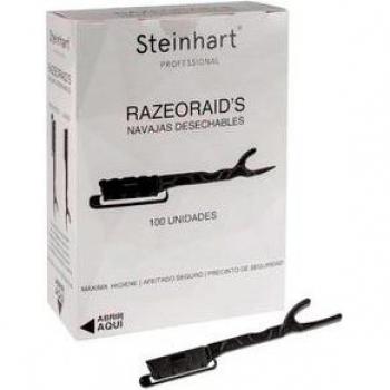 Navajas Desechables Steinhart Razeoraid Negro 100 Unidades