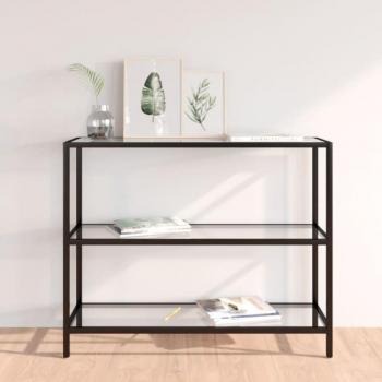 vidaXL Tempered Glass Shelf, 100x36x90 cm, Transparent