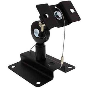 Soporte de pared para altavoces hasta 15 kg (2 unidades, color negro)