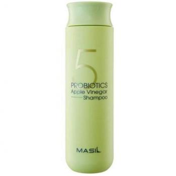 5 Probiotics Apple Vinegar Shampoo - Mild Sulfate-Free Shampoo with Probiotics and Apple Cider Vinegar 300 ml